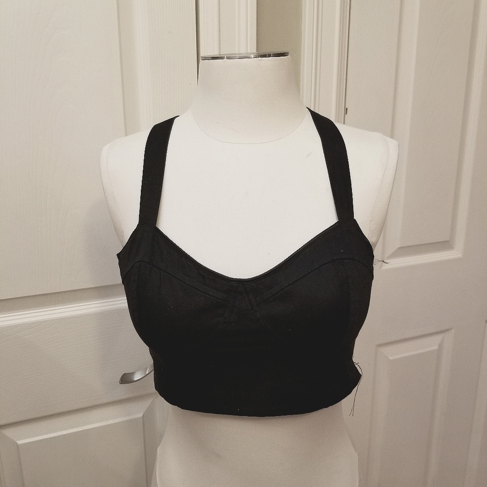 Guess cotton black bustier